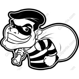 Cheeky Cartoon Thief