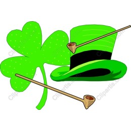 Lucky Leprechaun Hat and Clover