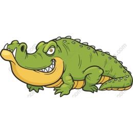 Playful Crocodile Cartoon