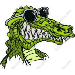 Cool Crocodile with Sunglasses
