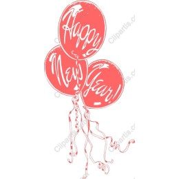 Happy New Year Balloon