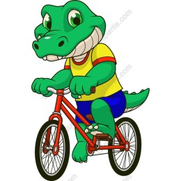 Playful Dinosaur Bicycle