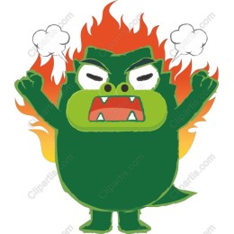Furious Fire Monster