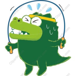 Sporty Dinosaur Skipping Rope