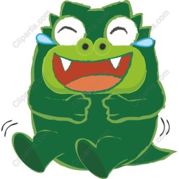 Laughing Dragon Clipart