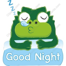 Sleepy Frog Good Night