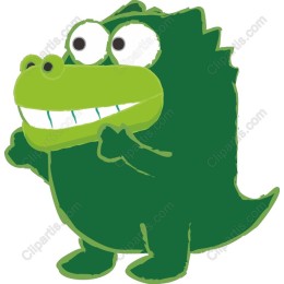 Cheerful Green Monster