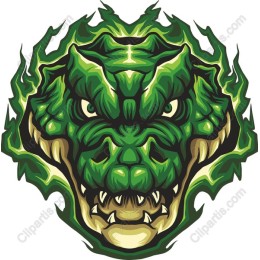 Green Dragon Head