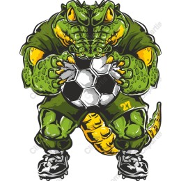 Crocodile Soccer Player