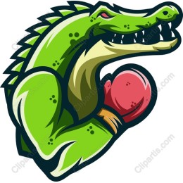 Fierce Muscular Crocodile