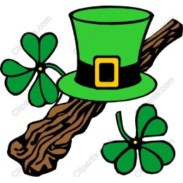 Lucky Leprechaun Hat and Clover