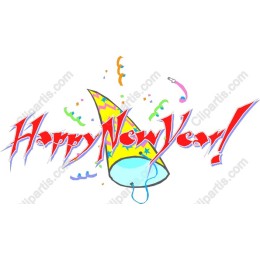Vibrant Happy New Year