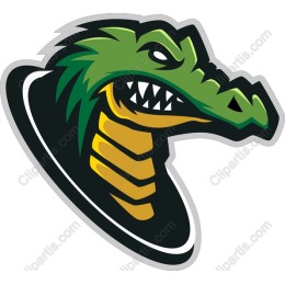 Fierce Alligator Head