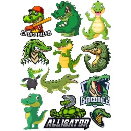 Crocodilian Character Collection - Set