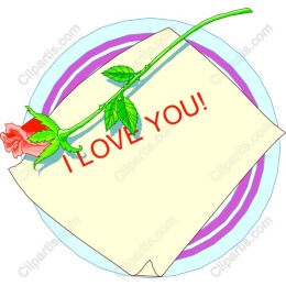 I LOVE YOU! Romantic Rose