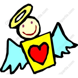 Whimsical Smiling Angel