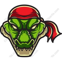 Pirate Crocodile Head