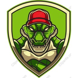 Fierce Crocodile Character