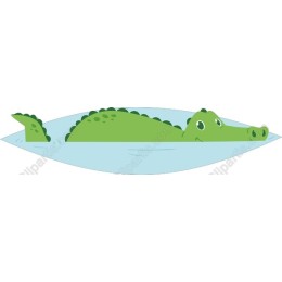 Playful Crocodile