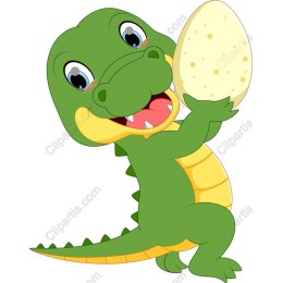 Charming Dinosaur with Egg