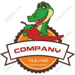 Playful Alligator Mascot
