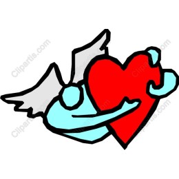 Guardian of Love - Angel Embracing Heart