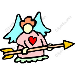 Whimsical Angel Holding a Heart