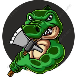 Dino Dynamite: Axe-Wielding Dinosaur