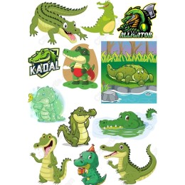 Alligator Clipart Collection: Adorable
