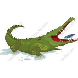 Whimsical Crocodile