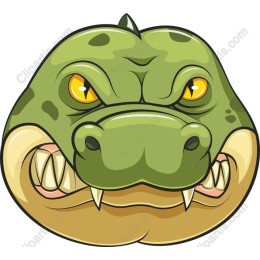 Cartoon Crocodile Monster
