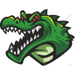 Fierce Crocodile Head