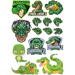 Alligator and Crocodile Set