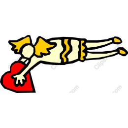 Whimsical Angel with Heart