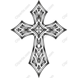 Gothic Style Decorative Cross