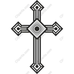 Stylized Geometric Cross