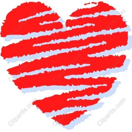 Striped Heart