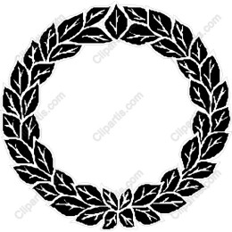 Elegant Laurel Wreath