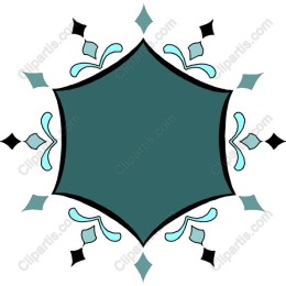 Elegant Hexagonal Decorative