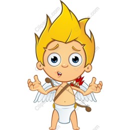 Cupid Character - Whimsical Cherub