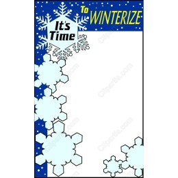 It's Time to Winterize - Winter