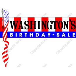 Washington's Birthday Sale
