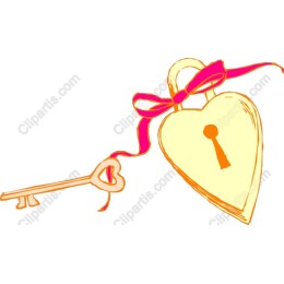 Heart Lock and Key