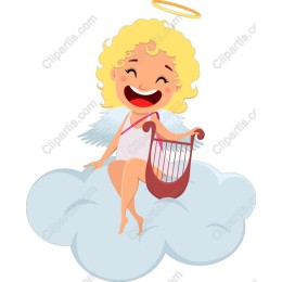 Joyful Cherub on Cloud
