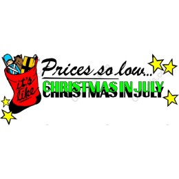 Christmas in July Promotional
