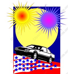 Vibrant Adventure Car