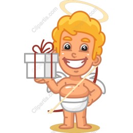 Cupid with Gift