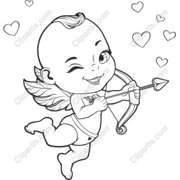 Playful Baby Cupid