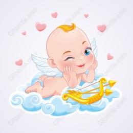 Adorable Cherubic Baby Angel