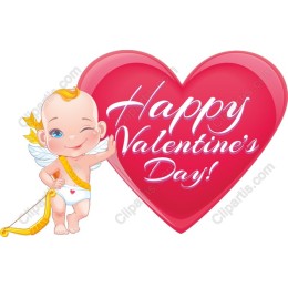 Happy Valentine's Day Baby Cupid